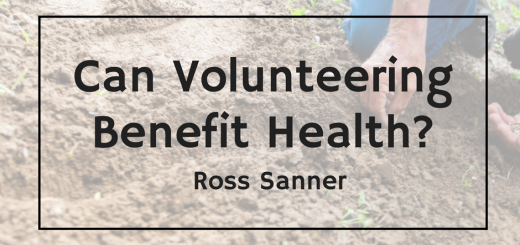 Ross Sanner—Volunteering and Health